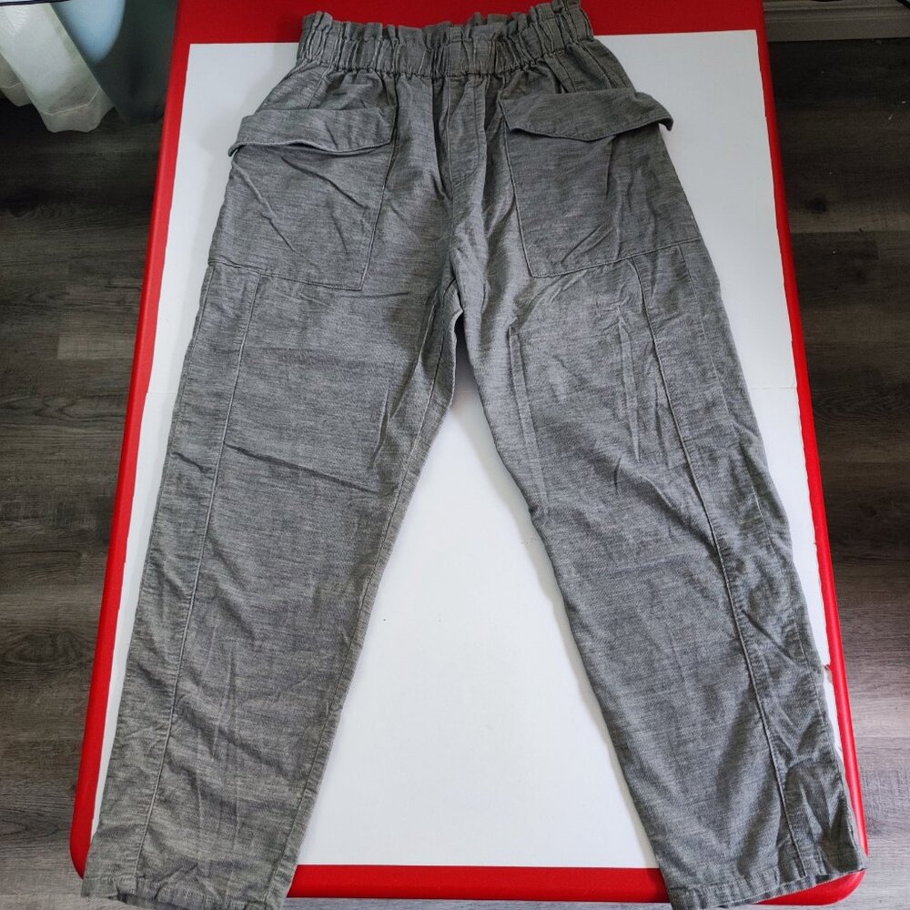 Zara pants women's size M grey leisure lightweight
